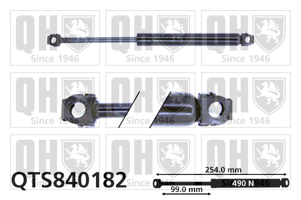 QUINTON HAZELL Газовая пружина, крышка багажник QTS840182